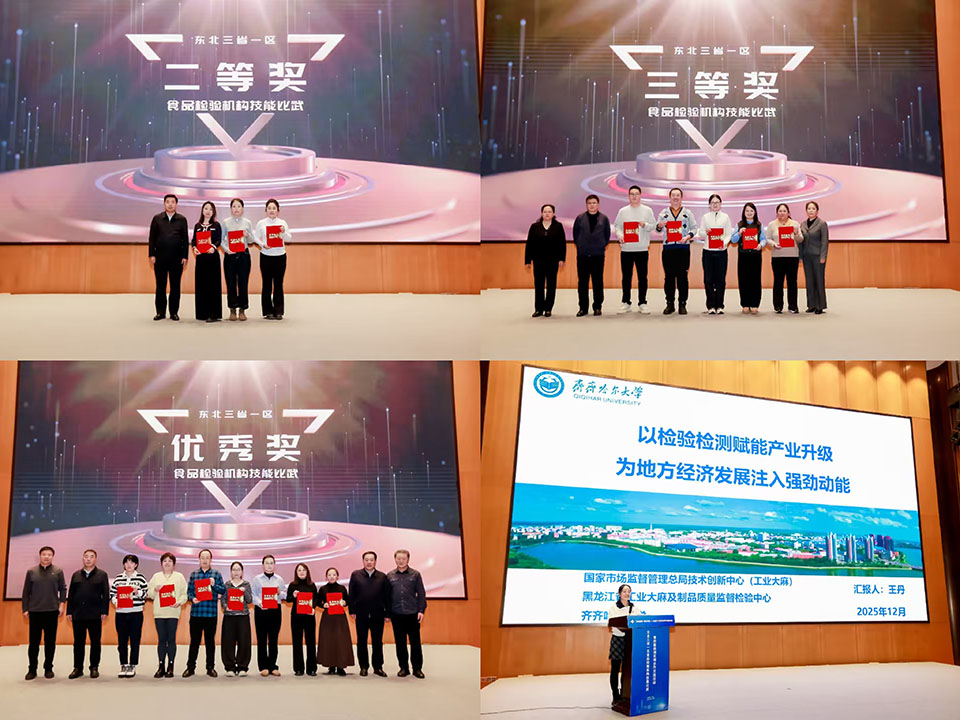 东北三省一区食品检验机构技能比武传捷报！我省四名选手斩获佳绩